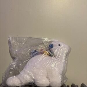 NWT Everyone Loves to Get Applause 18" Lescaux White Stegosaurus RARE PLUSH